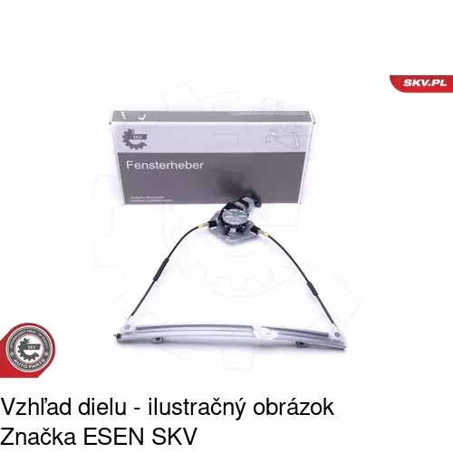 Elektrický mechanizmus okna dverí POLCAR 6015PSE1 - obr. 3