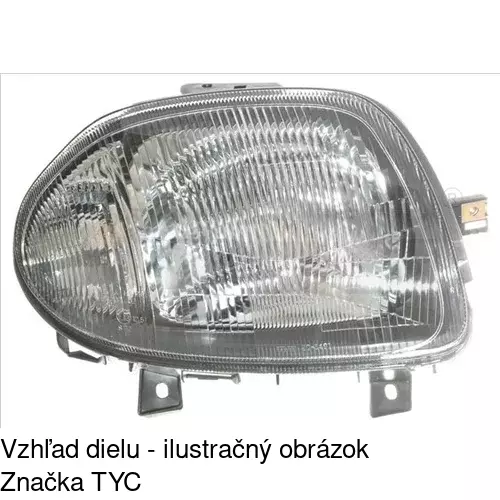 Hlavný reflektor POLCAR 601709-V