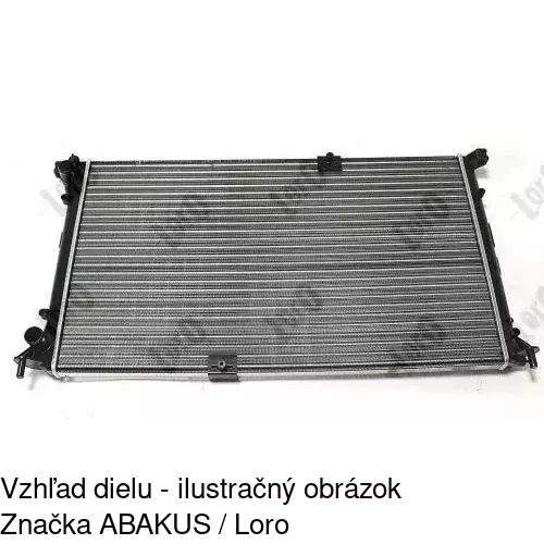 Chladiče vody POLCAR 602608A4 - obr. 1