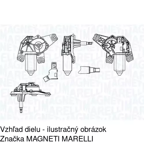 Motorček stieračov POLCAR 6026SWT1 - obr. 1