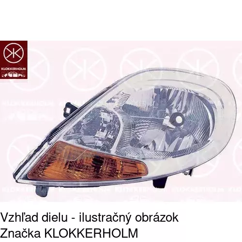 Hlavný reflektor POLCAR 602710-E - obr. 3