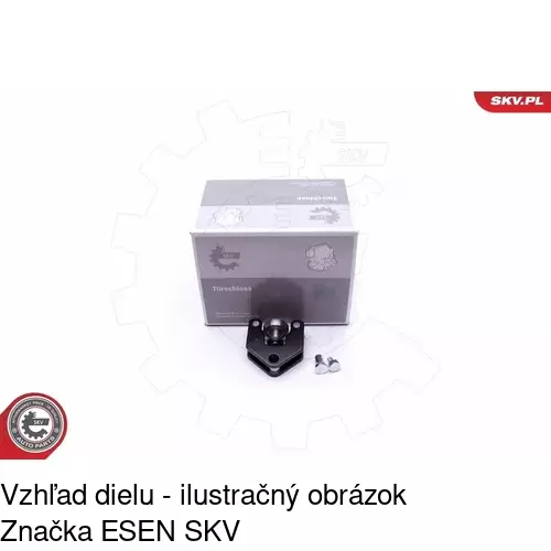 Vozík - kolieska pant posuvných dverí POLCAR 6041Z-71 - obr. 2