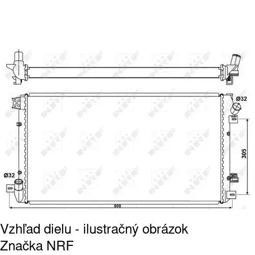 Chladiče vody POLCAR 604308-1