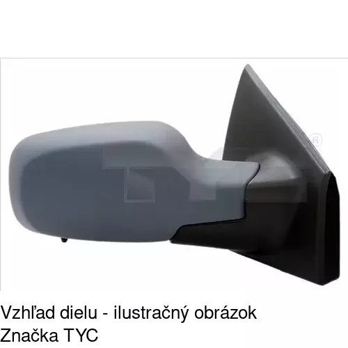 Vonkajšie zrkadlo POLCAR 6055527E - obr. 2