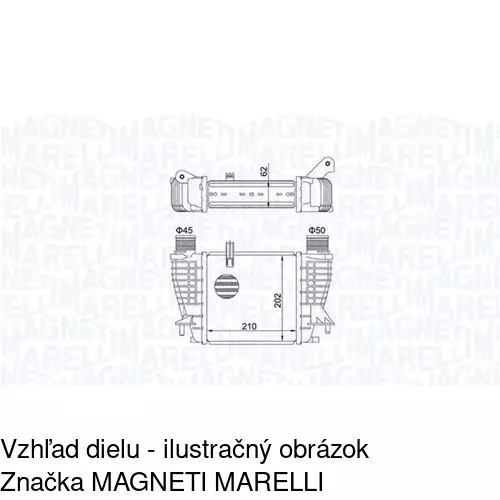 Chladiče vzduchu (Intercoolery) POLCAR 6056J8-2 - obr. 1