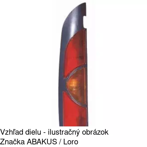 Zadné svetlo POLCAR 6060871V