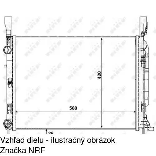 Chladiče vody POLCAR 606208B3 - obr. 1