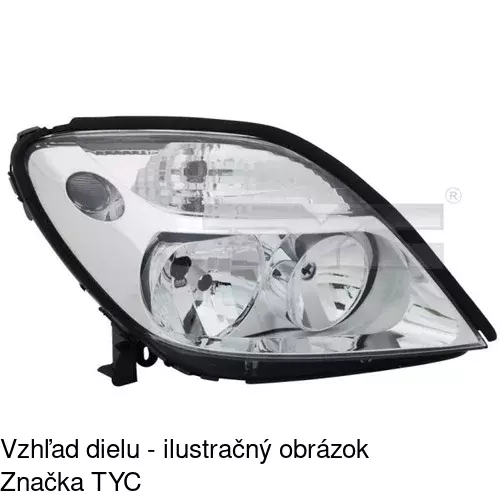 Hlavný reflektor POLCAR 607010-E - obr. 1