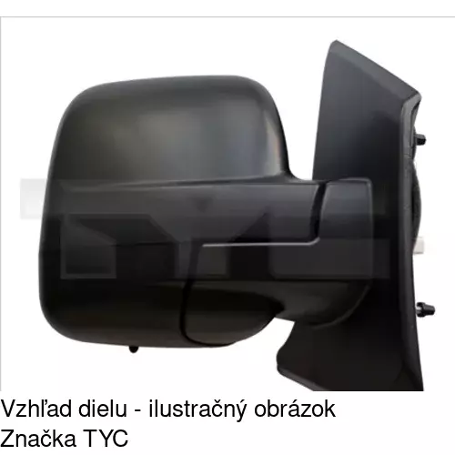 Vonkajšie zrkadlo POLCAR 60N2521M - obr. 1