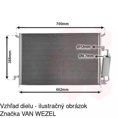 Chladiče klimatizácie POLCAR 6522K8C3 - obr. 5