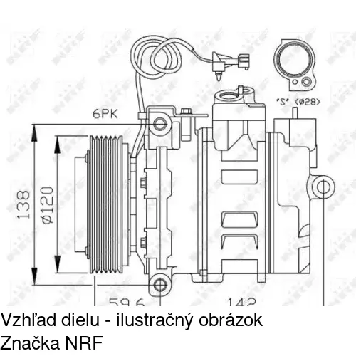 Kompresor AC POLCAR 6523KS-1