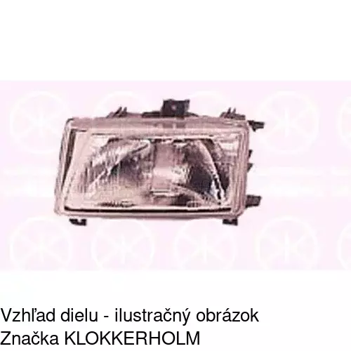 Hlavný reflektor POLCAR 6713096E - obr. 1