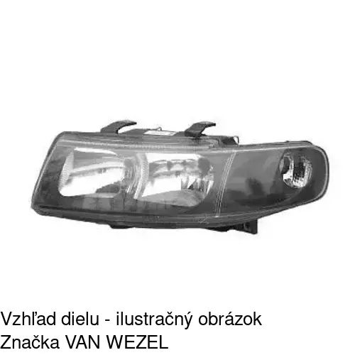 Hlavný reflektor POLCAR 6722091E - obr. 4