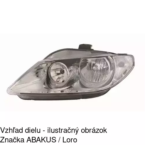 Hlavný reflektor POLCAR 674009-E