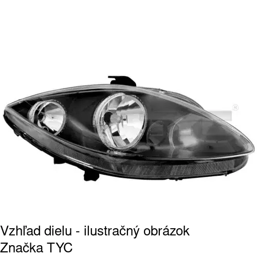 Hlavný reflektor 675509-V /POLCAR/ - obr. 2