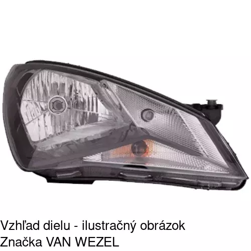 Hlavný reflektor POLCAR 67A110-E - obr. 2