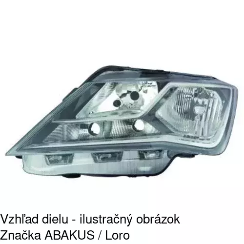 Hlavný reflektor POLCAR 67B209-V - obr. 1