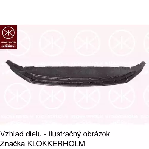 Spojler predného nárazníka POLCAR 691625