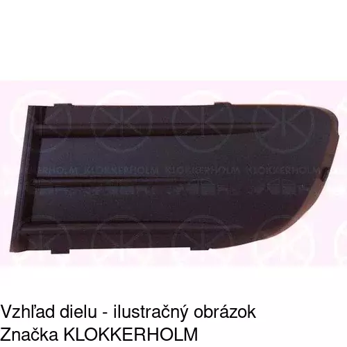 Záslepka otvoru hmlovky POLCAR 6922274J