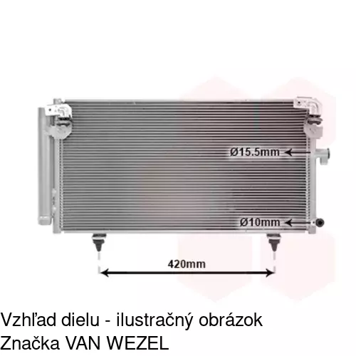 Chladiče klimatizácie POLCAR 7208K8C2