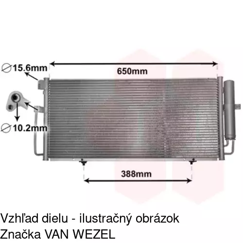 Chladiče klimatizácie POLCAR 7213K8C1 - obr. 2