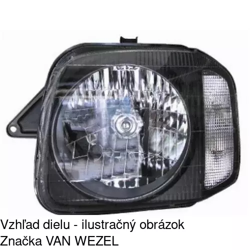 Hlavný reflektor POLCAR 740909-E