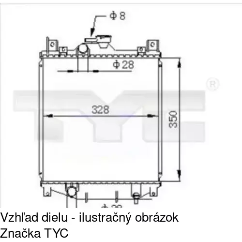 Chladiče vody POLCAR 742208A1 - obr. 4