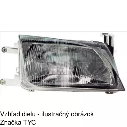 Hlavný reflektor POLCAR 7422090E