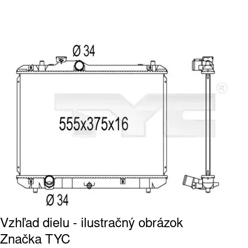 Chladiče vody POLCAR 742308-1 - obr. 1