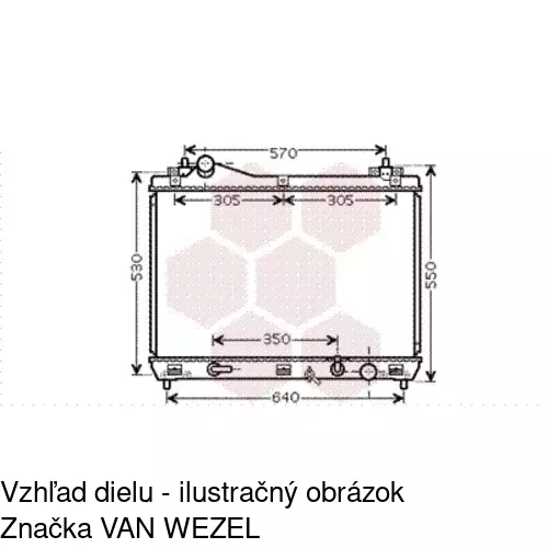 Chladiče vody POLCAR 742608-4