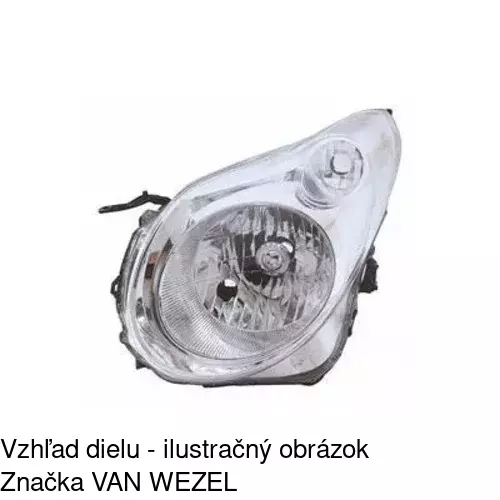 Hlavný reflektor POLCAR 743109-E - obr. 3