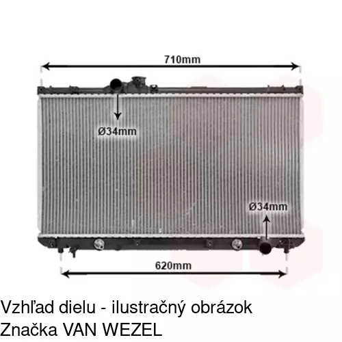 Chladiče vody POLCAR 801008-3