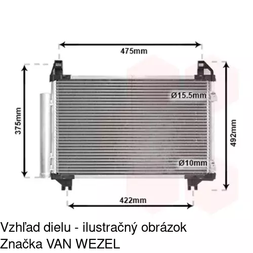 Chladiče klimatizácie POLCAR 8105K8C1S - obr. 1