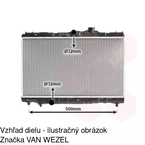 Chladiče vody POLCAR 810908-1 - obr. 2