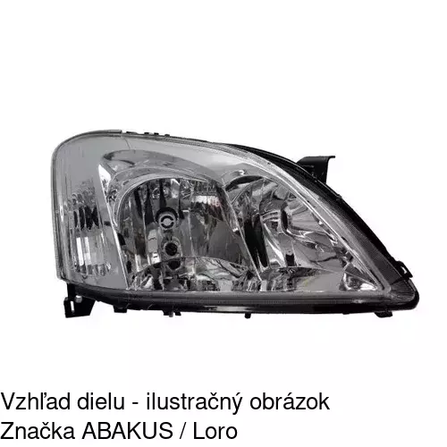 Hlavný reflektor POLCAR 811410-E - obr. 3