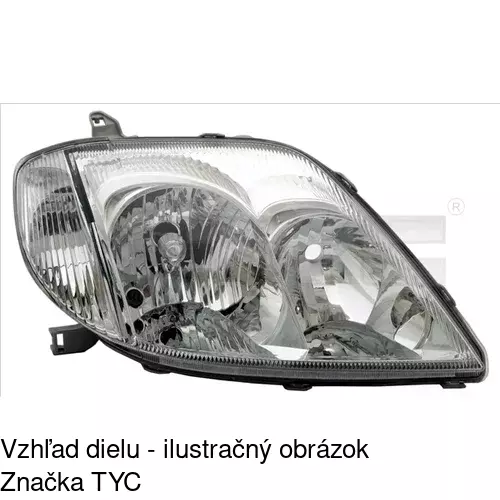 Hlavný reflektor POLCAR 811709-E - obr. 3