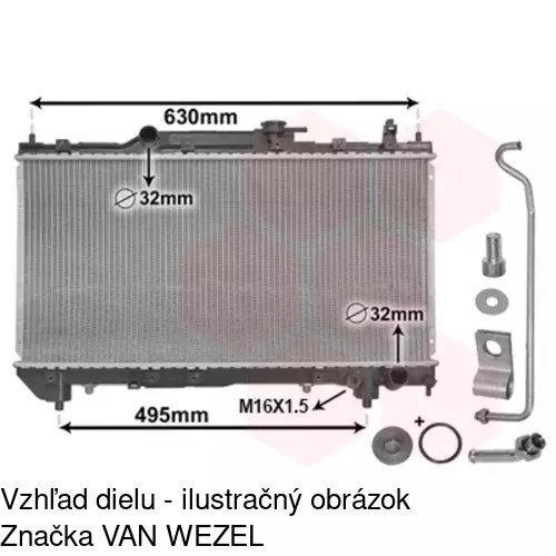 Chladiče vody POLCAR 812308-4 - obr. 2