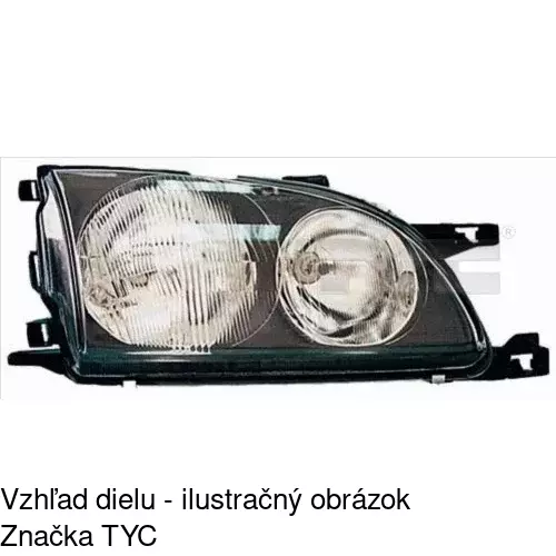 Hlavný reflektor POLCAR 812309-E