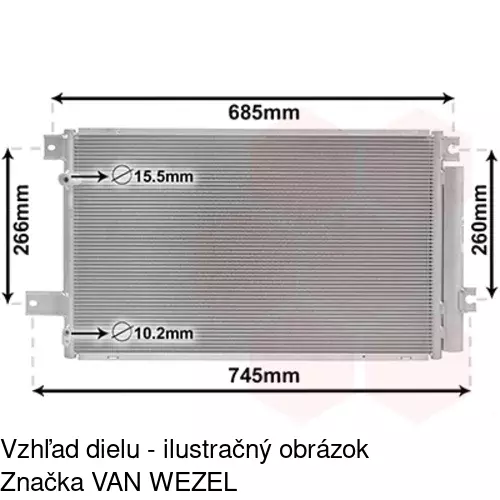 Chladiče klimatizácie POLCAR 8125K84K - obr. 3