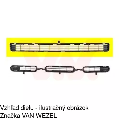 Kryt v nárazníku POLCAR 814927