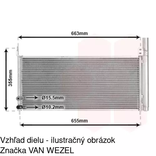 Chladiče klimatizácie POLCAR 8162K8C2