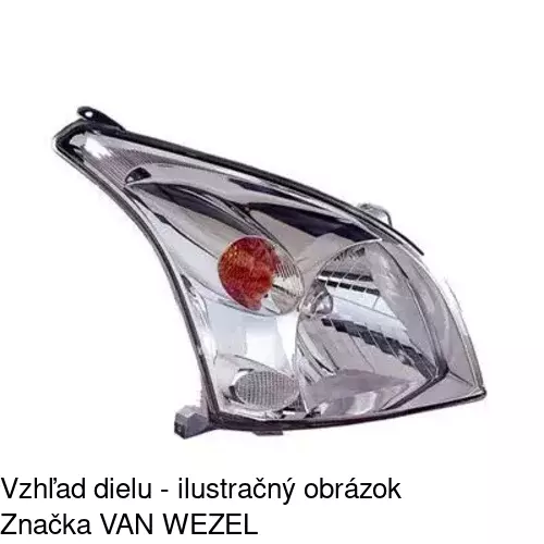 Hlavný reflektor POLCAR 8178101E