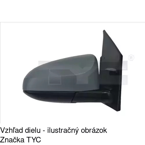 Vonkajšie zrkadlo POLCAR 81A1511M - obr. 1