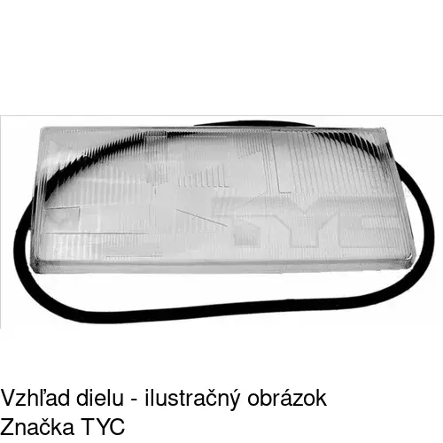 Sklo reflektora POLCAR 903211-E