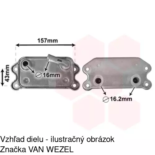 Chladiče oleja POLCAR 9033L8-2 - obr. 4