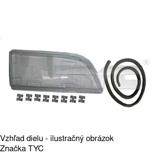 Sklo reflektora POLCAR 904011