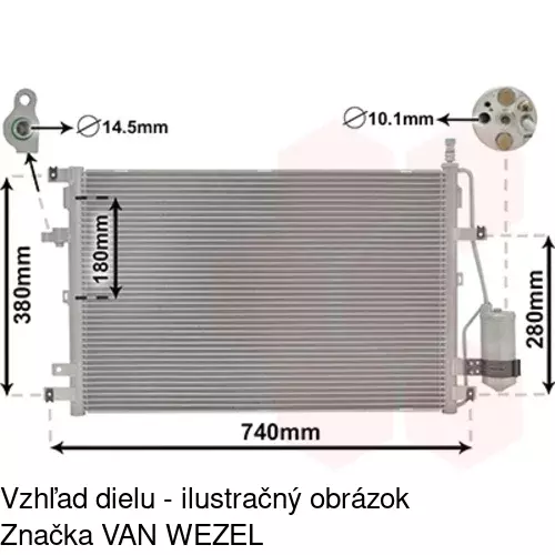 Chladiče klimatizácie POLCAR 9090K8C1 - obr. 2