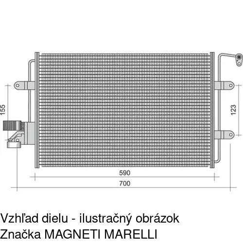 Chladiče klimatizácie POLCAR 9501K8C1