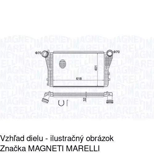 Chladiče vzduchu (Intercoolery) POLCAR 9513J8-1 - obr. 2