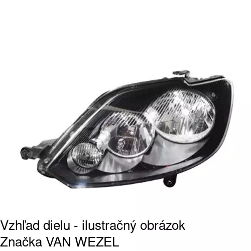 Hlavný reflektor POLCAR 9519090E - obr. 5